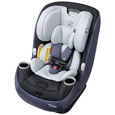 Maxi-Cosi Pria All-in-One Convertible Car Seat, Rear Facing Car Seat for Infants from 4-40 lbs, Forward Facing Car Seat up to 100 lbs in Booster Seat Mode, Midnight Slate - Image 1