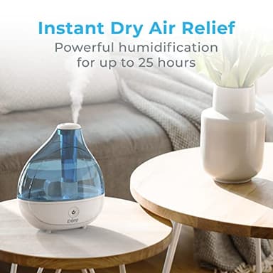 Pure Enrichment MistAire Ultrasonic Cool Mist Humidifier - Quiet Air Humidifier for Bedroom, Nursery, Office, & Indoor Plants - Lasts Up To 25 Hours - Image 2