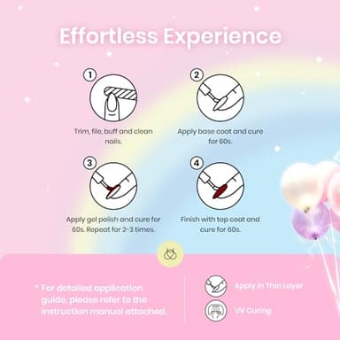 beetles Gel Polish Nail Set 20 Colors Spring Pastel Girly Sparkle Glitter Uv Gel Dreamy Town Collection Macaroon Bright Pastel Nail Manicure Kit with 3Pcs Base Top Coat Gift for Women - Image 6