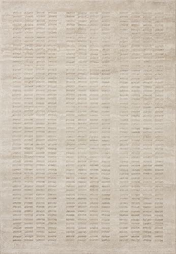 Loloi Amber Lewis Monty Collection MOT-03 Ivory/Beige 6'-7" x 9'-3", .50" Pile Height, Area Rug - Image 4