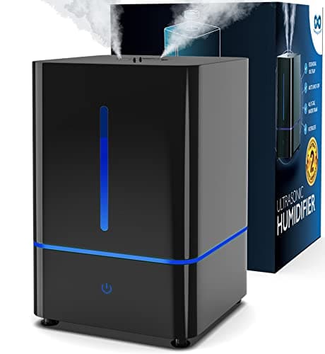 Everlasting Comfort Humidifiers for Bedroom (4L) – Quiet Cool Mist Small Humidifier for Large Room with Oil Diffuser, 40-Hour Runtime, Easy to Clean, Auto Shut-Off, Ideal for Baby Nursery & Plants - Image 1