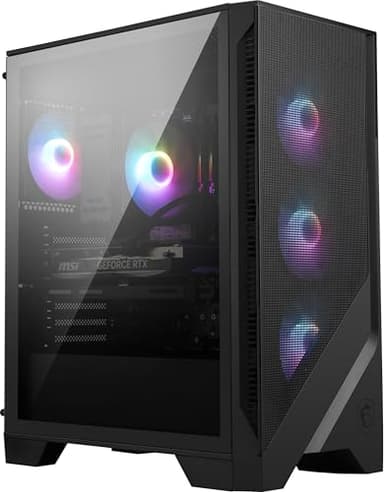 MSI Codex R2 Gaming Desktop: Intel Core i5-14400F, Geforce RTX 5060, 16GB DDR5, 1TB m.2 NVMe SSD, 80+ Gold PSU, WiFi 6E, ARGB Fan Air Cooling, Windows 11 Home: A14NVL5-454US - Image 1