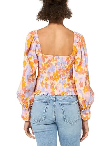 Show Me Your Mumu Women's Smitten Midi Dress, Blooming Tulips - Image 2