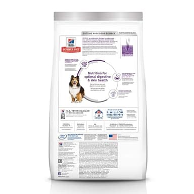 Hill's Science Diet Sensitive Stomach & Skin, Adult 1-6, Stomach & Skin Sensitivity Support, Dry Dog Food, Chicken Recipe, 30 lb Bag - Image 2