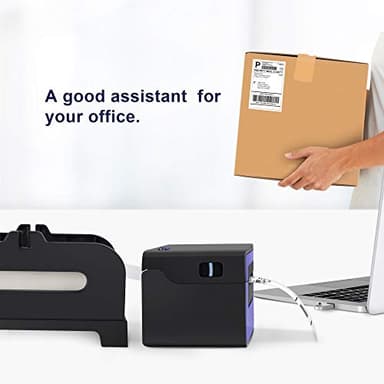 POLONO Genuine 4" x 6" Direct Thermal Shipping Label, Thermal Label (Pack of 500), Perforated Fanfold Labels Compatible with POLONO PL80E, PL70E, PL60 Label Printer, BPA & BPS Free, Commercial Grade - Image 7