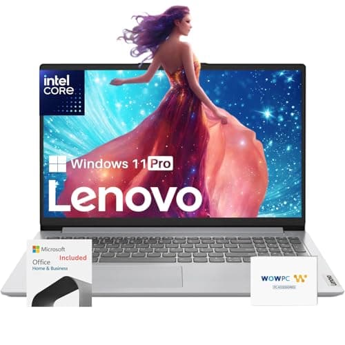 Lenovo Business Laptop | 36GB RAM | 1.1TB Storage (640GB SSD+512GB External) | Intel Core | 15.6" Win 11 Pro | WOWPC Bundle (Renewed) - Image 1