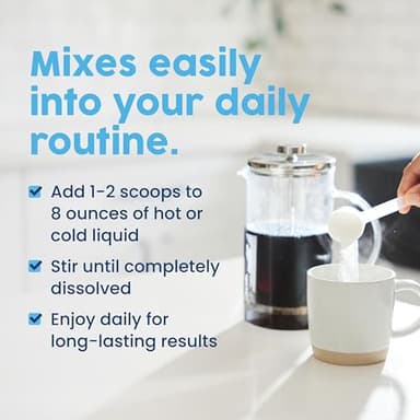 NativePath Collagen Peptides Protein - Hydrolyzed Type 1 & 3 Collagen Powder for Skin, Hair, Nails - 15.9 oz (45 Servings) - Image 6