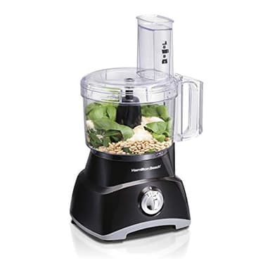 Hamilton Beach Food Processor & Vegetable Chopper for Slicing, Shredding, Mincing, and Puree, 8 Cup, Black - Image 1