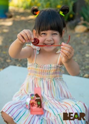 BEAR Real Fruit Snack Rolls - Gluten Free, Vegan, and Non-GMO - Strawberry – 36 Rolls, Healthy School And Lunch Snacks For Kids And Adults, 0.7 Ounce (Pack of 18) - Image 4