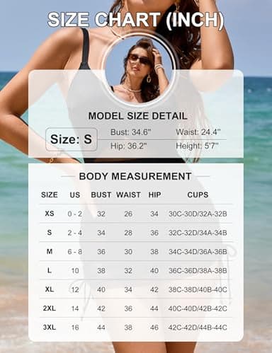 Blooming Jelly Womens One Piece Swimsuit Modest Tummy Control Bathing Suit Slimming Swim Suit 2025 (Medium, Black) - Image 6