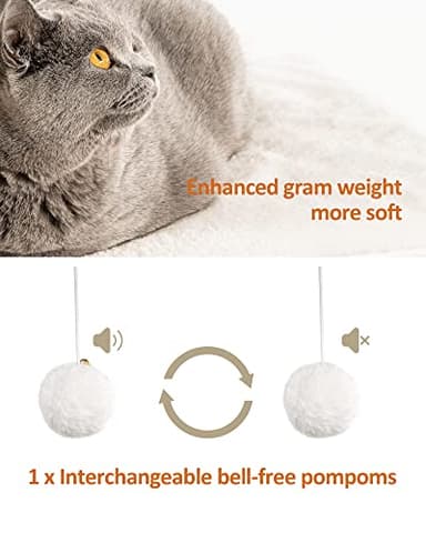 FourFurPets 26.7in Large Cat Tree Tower Condo, Cat Scratch Posts for Indoor Cats, Big Plate, Three 23.6in Full Sisal Scratching Posts, Rustic Brown - Image 5