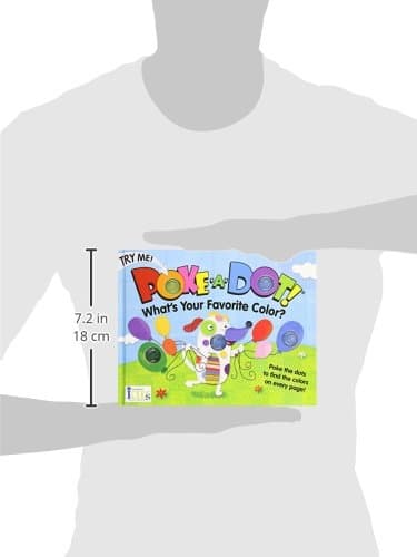 Melissa & Doug Poke-a-Dot! What’s Your Favorite Color? Interactive Children's Board Book with Buttons to Pop, Educational Sensory Toy for Toddlers & Preschoolers Ages 3+ - FSC Certified - Image 4