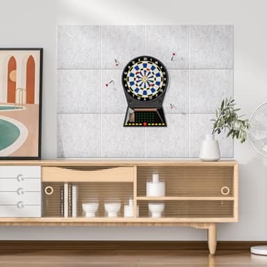 MaxGear Large Cork Board for Wall 36" x 24", Silver Gray Bulletin Board, 6 Pack Felt Wall Tiles with Pushpins, Cork Boards for Office Push Pin Board Tack Board Felt Board - Image 8