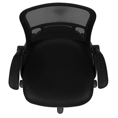 Flash Furniture Porter High Back Black Mesh Ergonomic Swivel Office Chair with Black Frame and Flip-up Arms - Image 17
