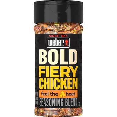 Weber BOLD Fiery Chicken Seasoning Blend, 5.8 Ounce Shaker (Pack of 6) - Image 1