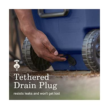 Coleman Classic Series Insulated Portable Rolling Cooler with Wheels, Leak-Resistant Outdoor Hard Cooler Keeps Ice up to 5 Days, 100-Quart - Image 4