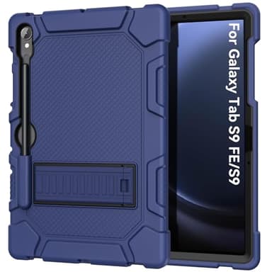 Cantis Case for Samsung Galaxy Tab S10 FE/ S9 FE 5G 10.9 Inch/Galaxy Tab S9 11 Inch 2023, Heavy Duty Shockproof Tablet Case Support S Pen, Navy Blue - Image 1
