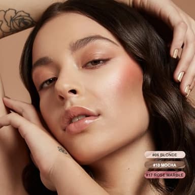 FOCALLURE 3 Pcs Cream Contour Sticks,Shades with Highlighter & Bronzer & Blush,Non-greasy Long-wear Face Contouring Pen,Easy to Sculpt the Face and Create a Lightweight Finishing Makeup,LIGHT-MEDIUM - Image 2