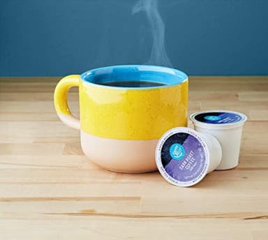 Amazon Brand - Happy Belly Dark Roast Coffee Pods, Compatible with Keurig 2.0 K-Cup Brewers, 100 Count - Image 2