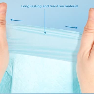 Best Pet Supplies XL Puppy Pads 40 Count - Super Absorbent Dog Training Pads, Quick-Dry, Odor Control, Disposable Pee Pads, Leak-Proof Wee Wee Pads for Indoor Dogs – Baby Blue XL, 40 Pack - Image 3