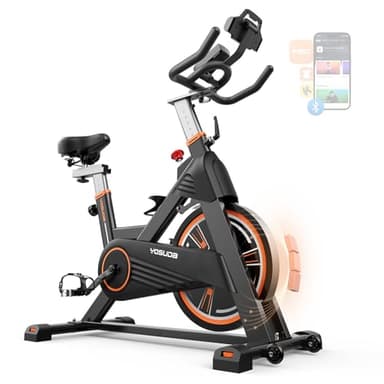 YOSUDA PRO Magnetic Exercise Bike 350 lbs Weight Capacity - Indoor Cycling Bike Stationary with Comfortable Seat Cushion, Silent Belt Drive 010C - Image 1