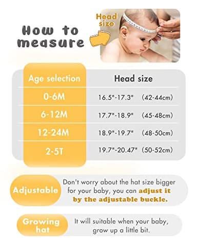 Baby Sun Hat for Boy Girl Toddler Summer Bucket Hat Kids Sun Protection Beach Hat Cotton Baby Hats Light Khaki - Image 7