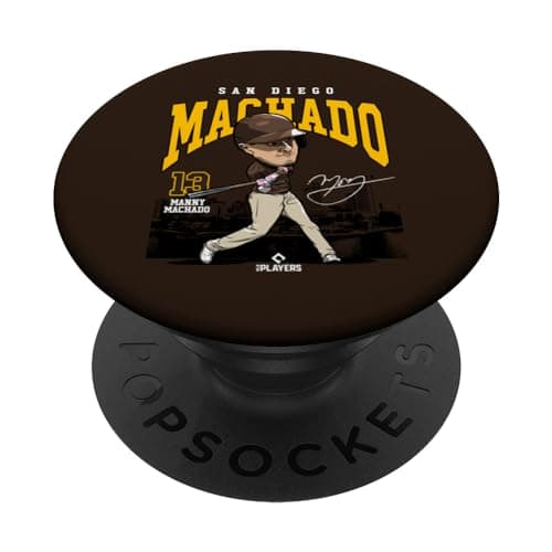 Manny Machado | San Diego Baseball MLB Players | MLBMAC4057 PopSockets Adhesive PopGrip - Image 1
