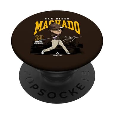Manny Machado | San Diego Baseball MLB Players | MLBMAC4057 PopSockets Adhesive PopGrip - Image 1