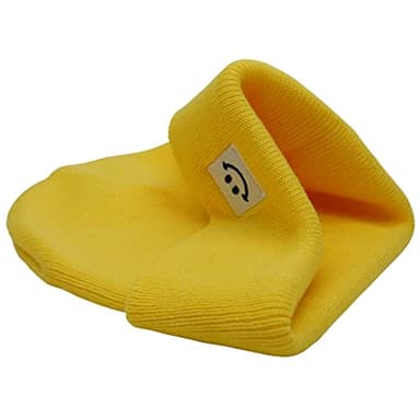 Paladoo Newborn Baby Hats 0-6 Months Bright Yellow - Image 4