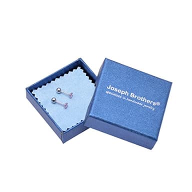 5MM Cubic Zirconia Stud Screw Backs Sterling Silver Earrings for Women, Hot Pink - Image 7