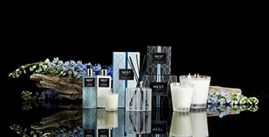 NEST New York Scented 3-Wick Candle, Ocean Mist & Sea Salt - 21.2 oz - Up to 100-Hour Burn Time - Reusable Glass Vessel - Image 2