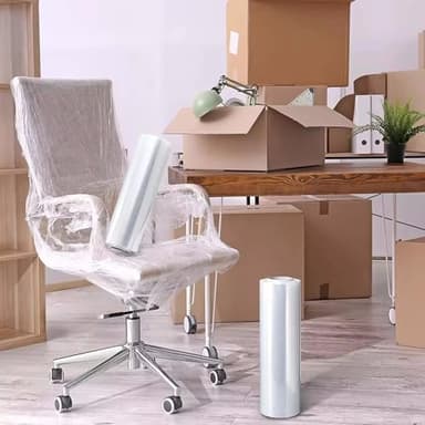 Stretch Wrap Film Heavy Duty 11.8 inch Wide 500ft Shrink Wrap Roll Self Adhering Packing Supplies for Moving, Packing and Pallet Furniture - Image 5