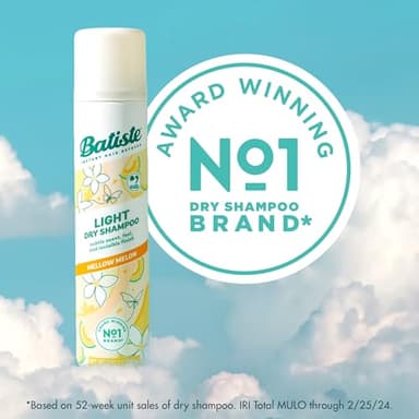 Batiste Light Dry Shampoo, Mellow Melon, Invisible Finish, Refresh Hair & Absorb Oil Between Washes, 3.81 Oz. - Image 3