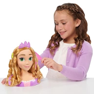 Disney Princess Rapunzel Styling Head, 14-pieces, Pretend Play - Image 3