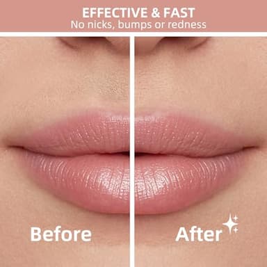 Facial Hair Removal for Women, Portable Lady Shaver, Rechargeable Painless Hair Remover for Face, Upper Lips, Chin, Peach Fuzz - Image 3