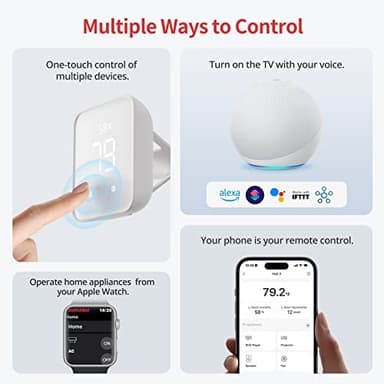 SwitchBot Blind Tilt Automatic Blind Opener 3-Pack & Hub 2- Smart Motorized Blinds with Bluetooth/IR Remote Control, WiFi Thermometer Hygrometer, Light Sensor, Work with Alexa, Google Home, HomeKit - Image 9