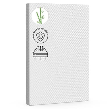 BEIANPP Pack and Play Mattress Topper 38"x26", Soft Breathable Waterproof Cover, Baby Pack N Play Mattresses Pad - Image 1