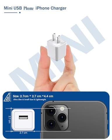 iPhone Charger, Long 6FT Apple iPhone Charger 2Pack[Apple MFi Certified] 6feet Lightning Cable Quick Fast Charging Data Sync Cord USB Wall Charger Block Adapter for iPhone 13/12/11/XS/XR/X/8/7/SE/iPad - Image 4