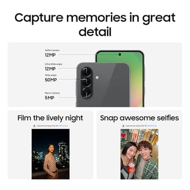 Samsung Galaxy A56 5G Cell Phone, 256GB AI Smartphone, Unlocked Android, AI Photo Edits, Large Screen, Long Battery Life, 2025, US 1 Yr Manufacturer Warranty, Awesome LightGray - Image 5