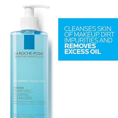 La Roche-Posay Toleriane Purifying Foaming Facial Cleanser, Oil Free Face Wash for Women & Men with Niacinamide + Ceramides, Pore Cleanser Safe For Sensitive Skin, Won’t Dry Out Skin, Soap Free, 400ml - Image 5
