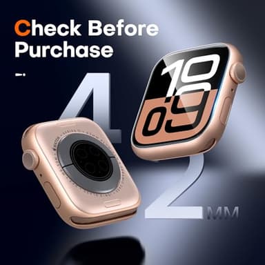 LϟK 8 Pack for Apple Watch Series 11/10 Screen Protector 42mm- Self-Healing TPU Screen Protector, Anti Scratch 0 Bubble, HD Touch Sensitive, Upgrade Flexible Film for iWatch S11/10 42mm - Image 2