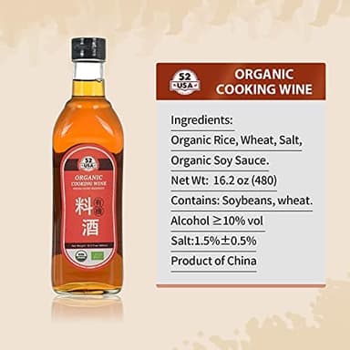 52USA Organic Shaoxing Rice Cooking Wine 16.2oz(480ml), Chinese Asian Cooking Wine, Shao Hsing Rice Wine, Shaoxing Rice Wine, Hsing Rice Wine, Fermented Rice Wine, Homemade Asian Cooking - Image 4