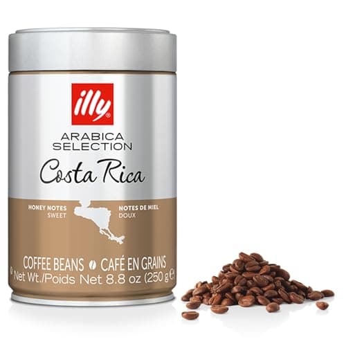 illy Whole Bean Coffee - Perfectly Roasted – Costa Rica Medium Roast - with Notes of Honey, Vanilla & Citrus - 100% Arabica Beans - No Preservatives – 8.8 Ounce - Image 1