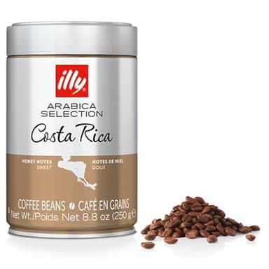 illy Whole Bean Coffee - Perfectly Roasted – Costa Rica Medium Roast - with Notes of Honey, Vanilla & Citrus - 100% Arabica Beans - No Preservatives – 8.8 Ounce - Image 1