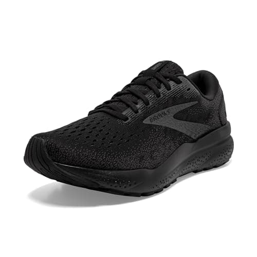 Brooks Men’s Ghost 16 Neutral Running Shoe - Black/Black/Ebony - 8.5 Medium - Image 1