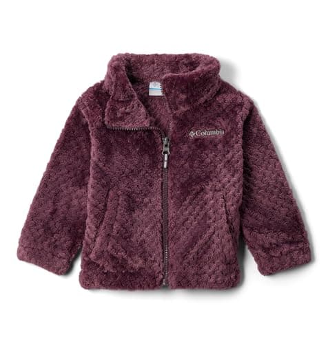 Columbia Youth Infant Fire Side Sherpa Full Zip Fleece Jacket, Moonvista, 3/6 - Image 1