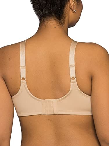 Vanity Fair Womens Beauty Back Smoothing Bra, Bust Line Up To 1.5", Non Padded Cups H Minimizer Bra, Damask Neutral, 38DDD US - Image 2