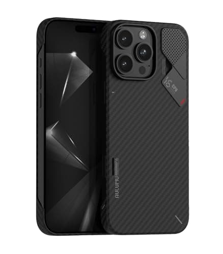Aulumu A16 Aramid Fiber for iPhone 16 Pro Max Case | 1500D Ultra Slim Woven | Real Cooling | Compatible with MagSafe - Image 1