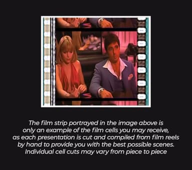 Scarface (Tony Montana - Every Dog Has Its Day) Authentic 35mm FilmCells Special Edition MiniCell Display - Image 4