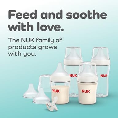 NUK Perfect Match Slow Flow 2-in-1 Natural and Anti-Colic Bottle, 5oz., 4 Pack, BPA Free - Image 9
